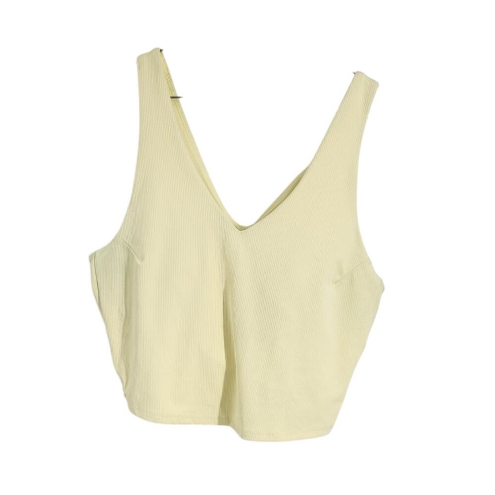 All in Motion Yellow Sports Bra Womens Size XXL Workout Athletic